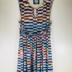Maeve sleeveless multicolored dress